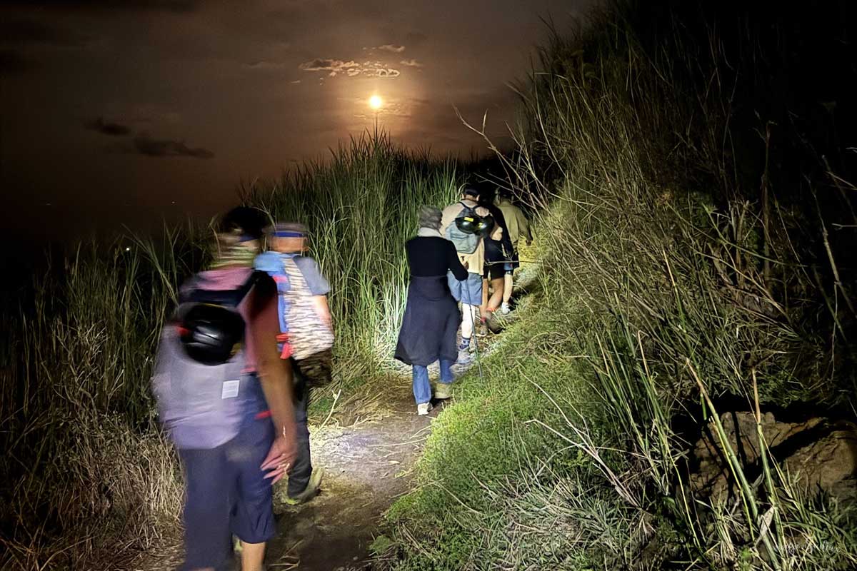 Escursione sul vulcano stromboli - Discesa notturna